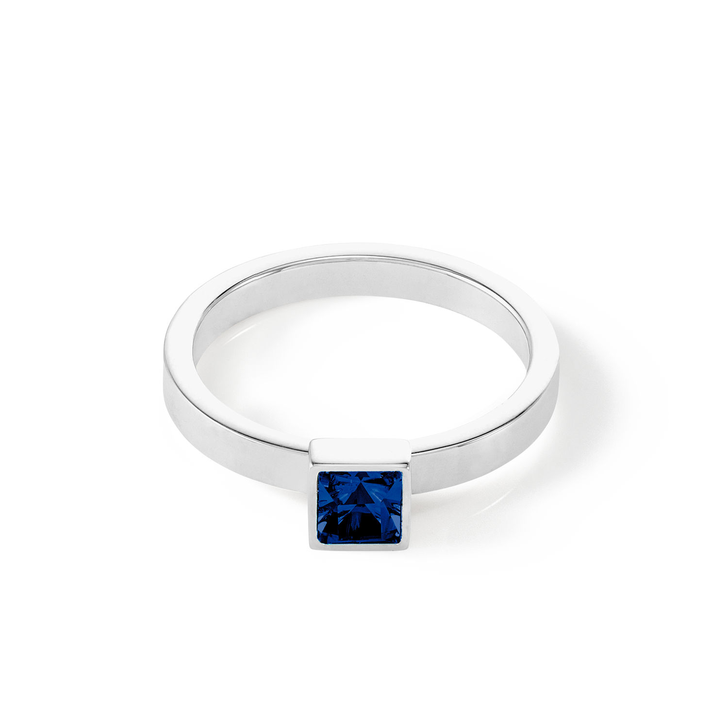 Brilliant Square small anello argento montana