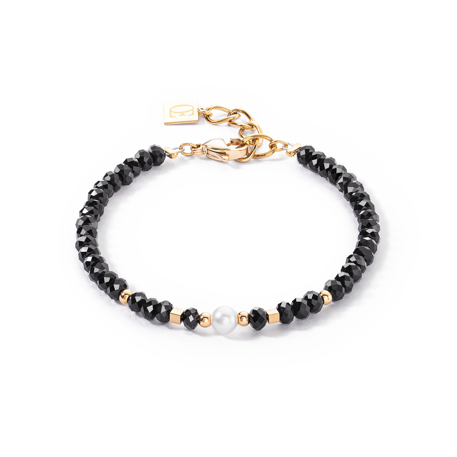 Bracciale Mystic Pearl oro-nero