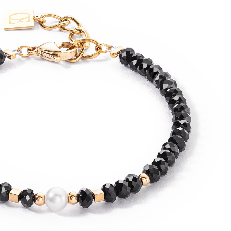 Bracciale Mystic Pearl oro-nero