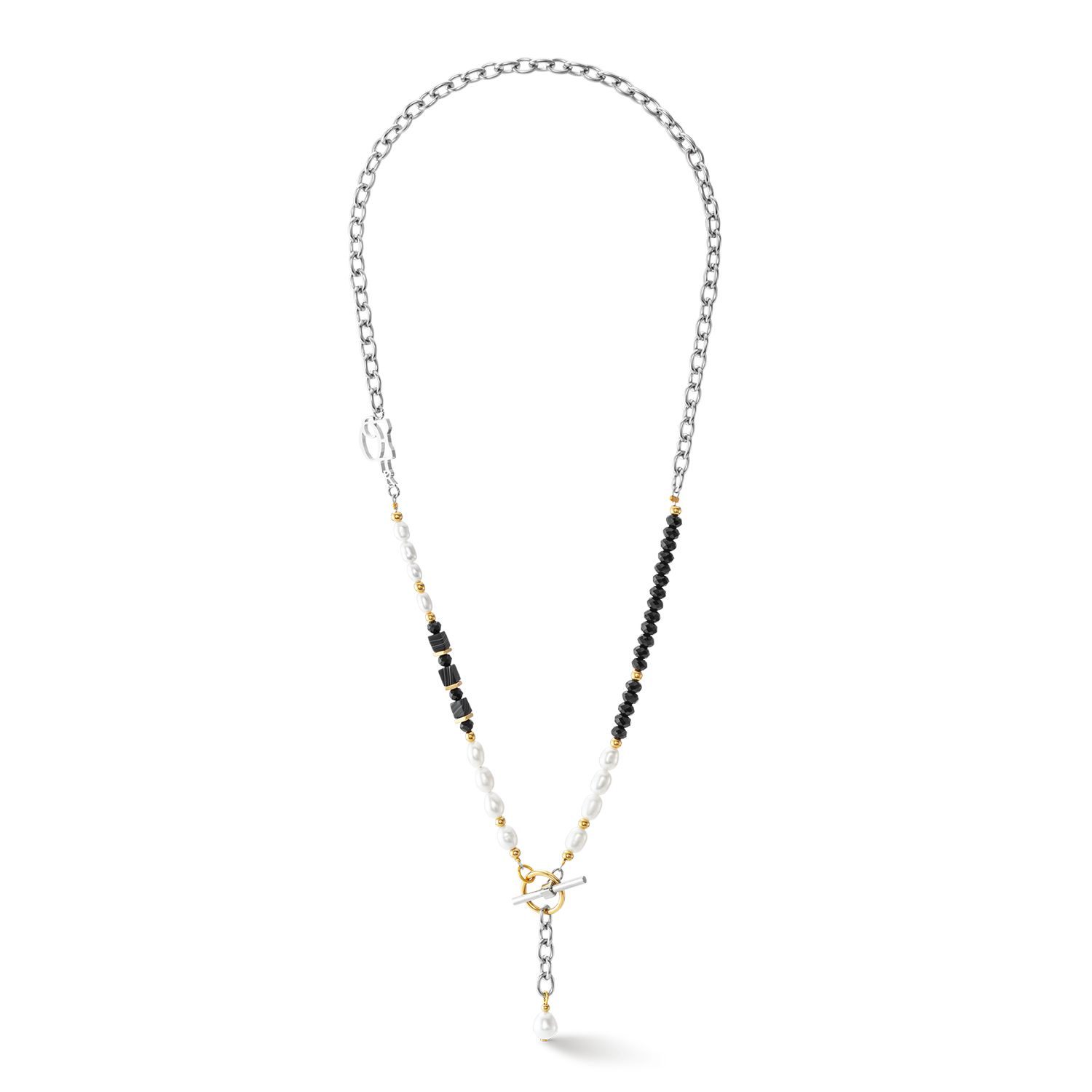 Collana Art Deco Elegance bicolore