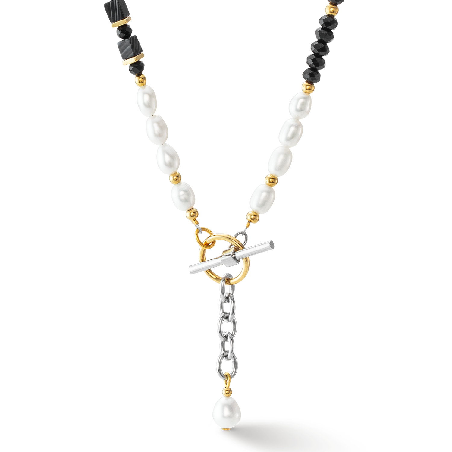 Collana Art Deco Elegance bicolore