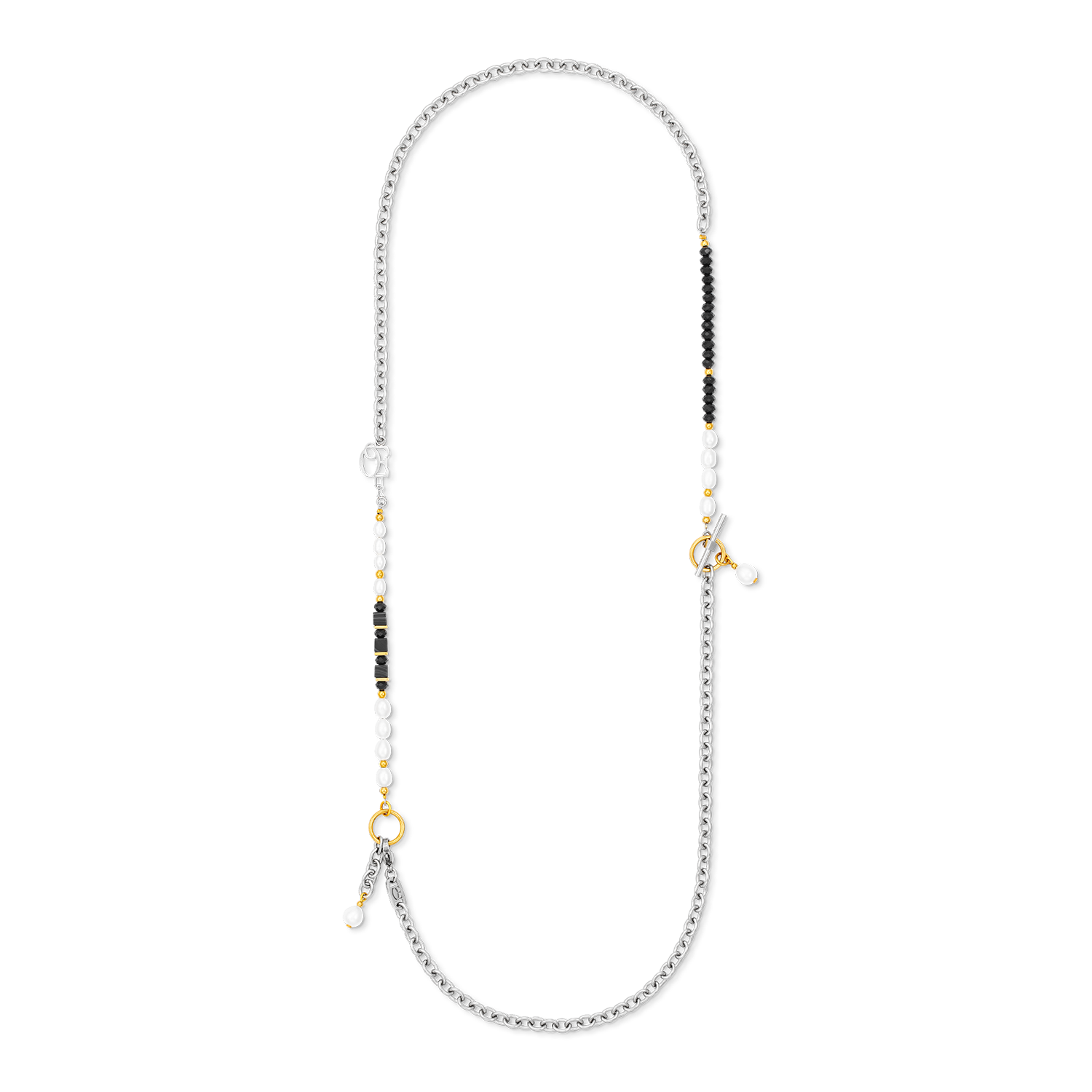 Collana Art Deco Elegance bicolore