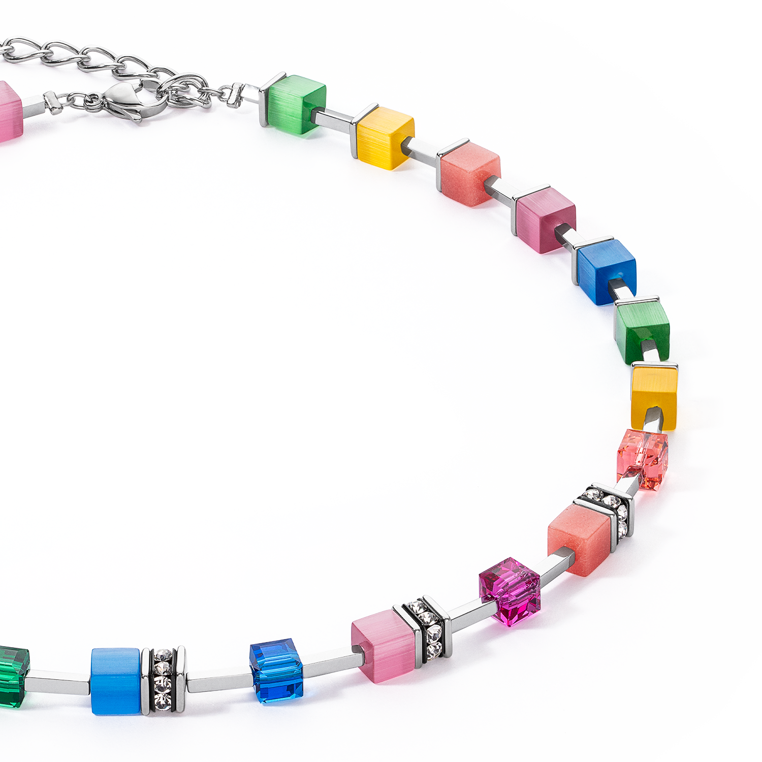 Collana GeoCUBE® Iconic Pure Rainbow