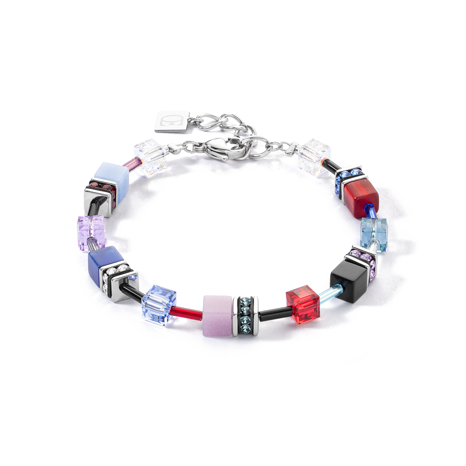 Bracciale GeoCUBE® Iconic in argento-royal