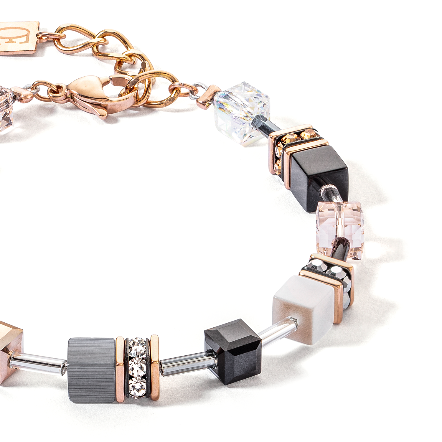 Bracciale GeoCUBE® Iconic oro rosa soft