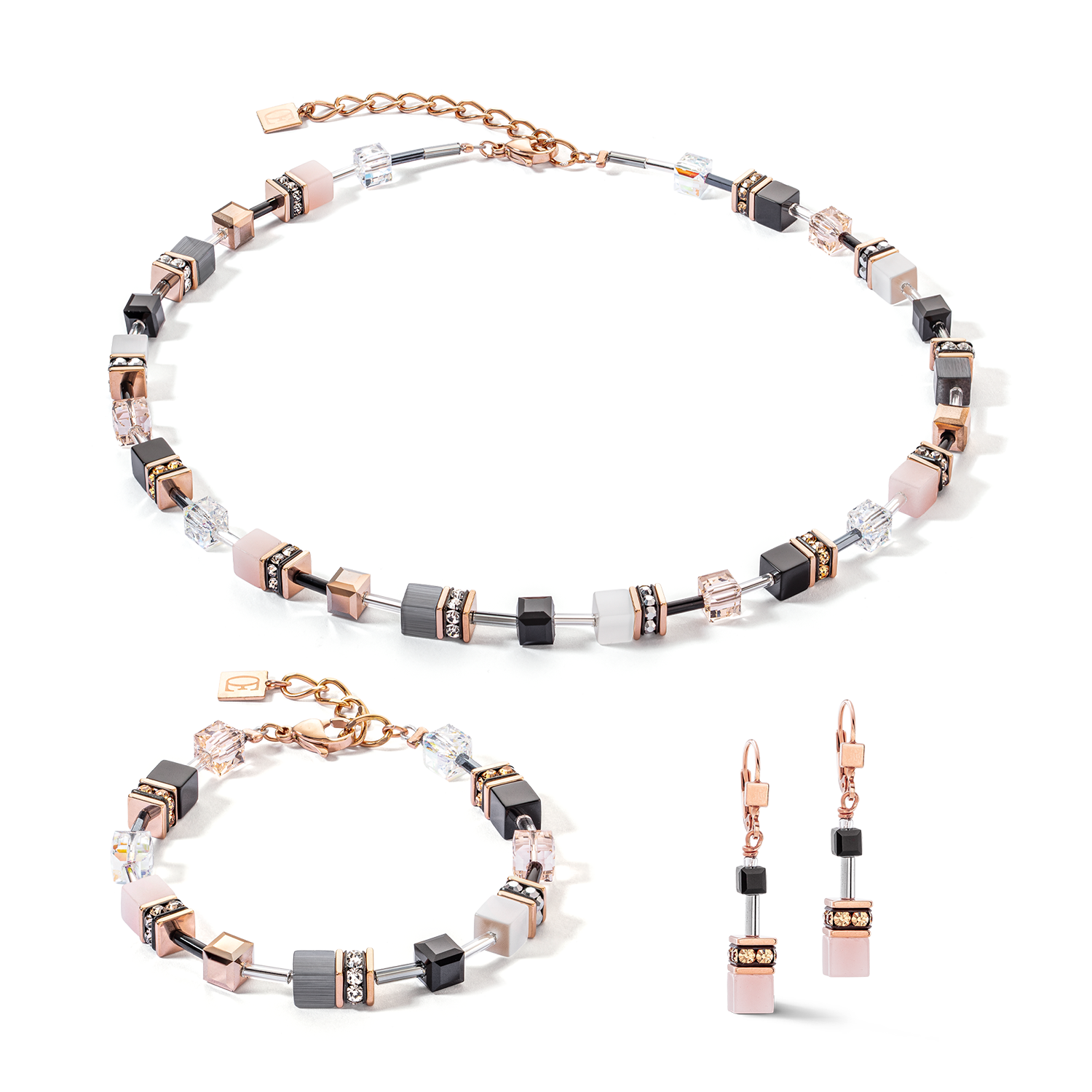 Bracciale GeoCUBE® Iconic oro rosa soft