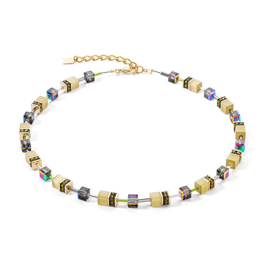 Collana GeoCUBE® Iconic Mono Oro oliva