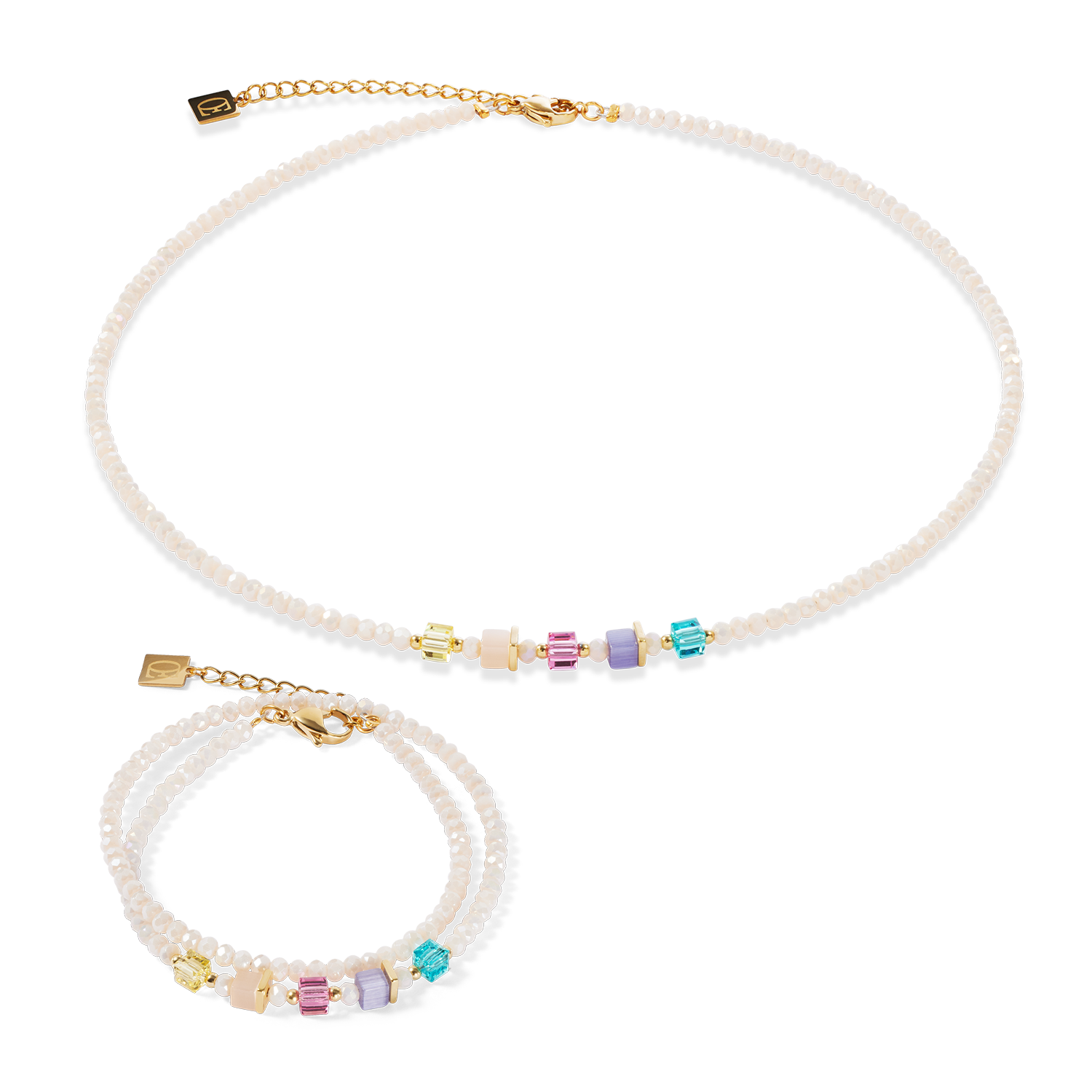 Joyful Colours Update Collana oro-multicolor