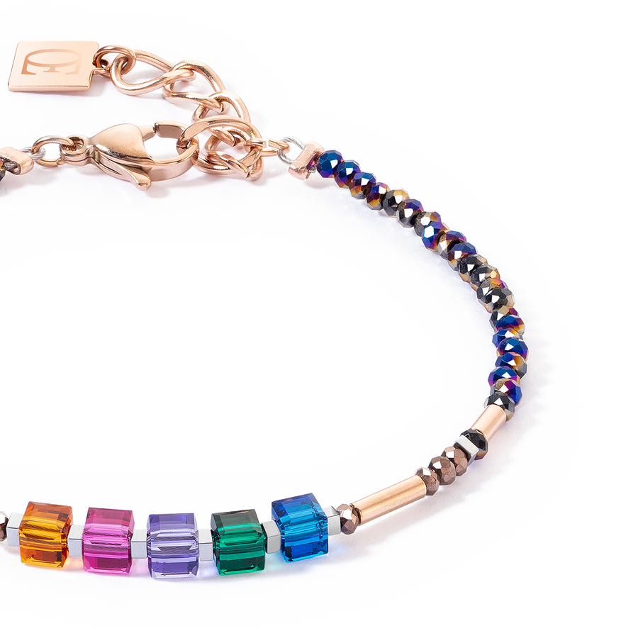 Bracciale Cube Story Minimalistic Sparkling Multicolore Autunno