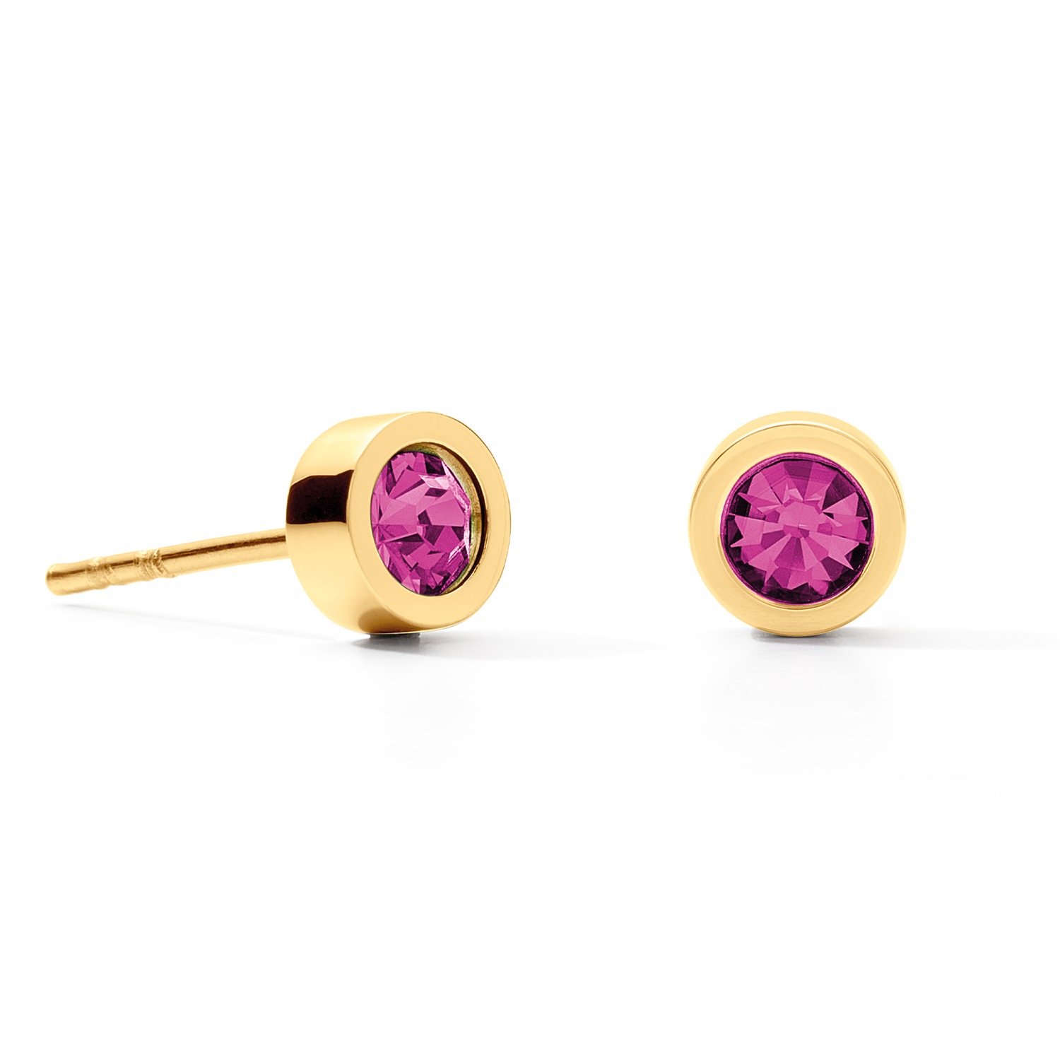 Orecchini Sparkling Dots oro-rosa