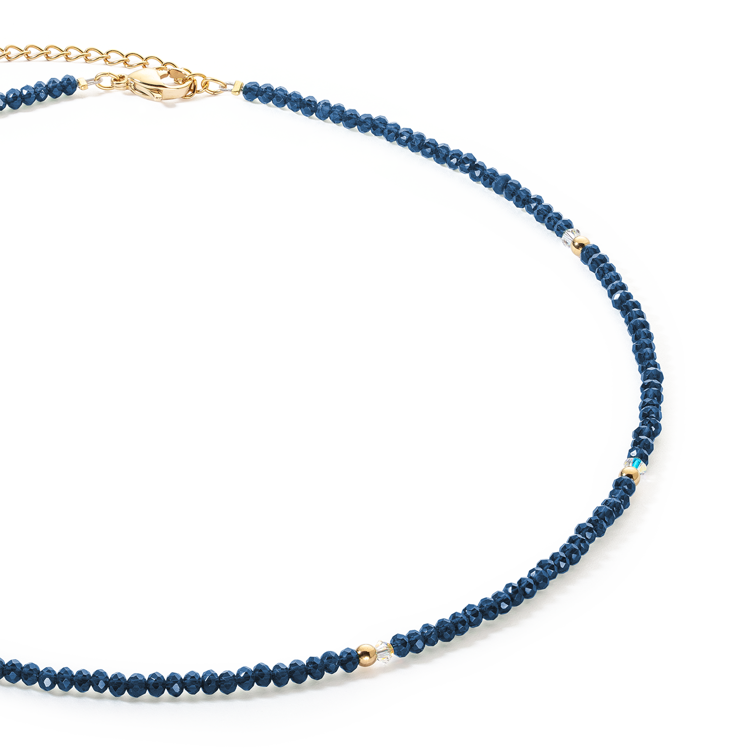 Collana Little Twinkle oro-blu scuro