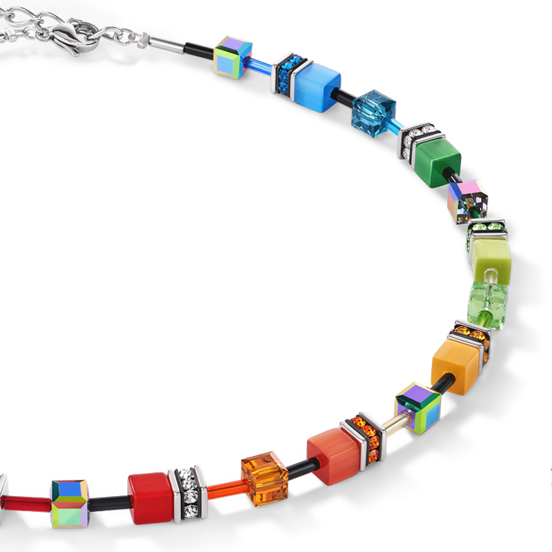 Collana GEOCUBE® multicolor rainbow