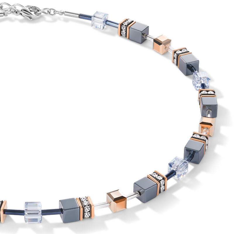 Collana GeoCUBE® blu ghiaccio