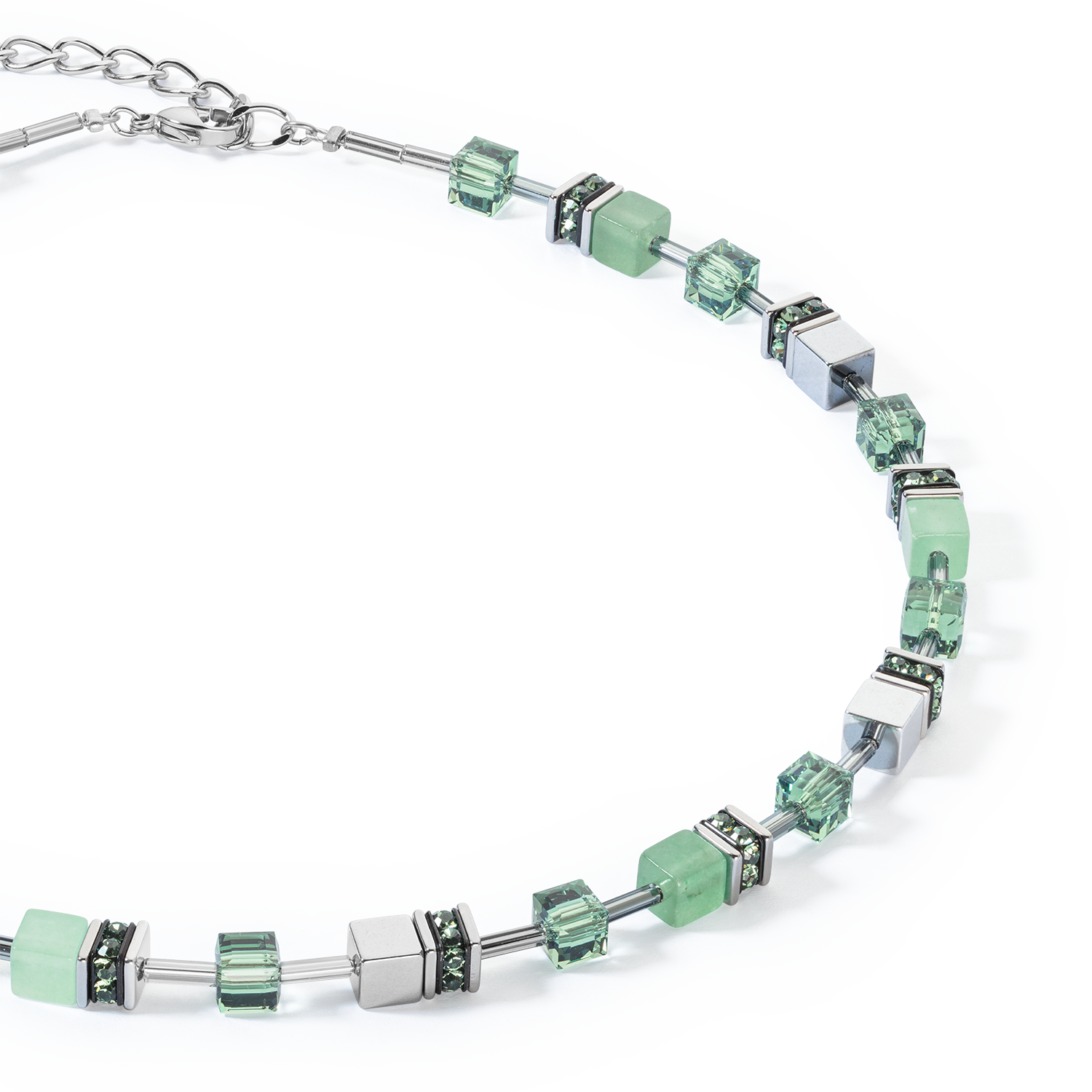 Collana GeoCUBE® Iconic Precious verde