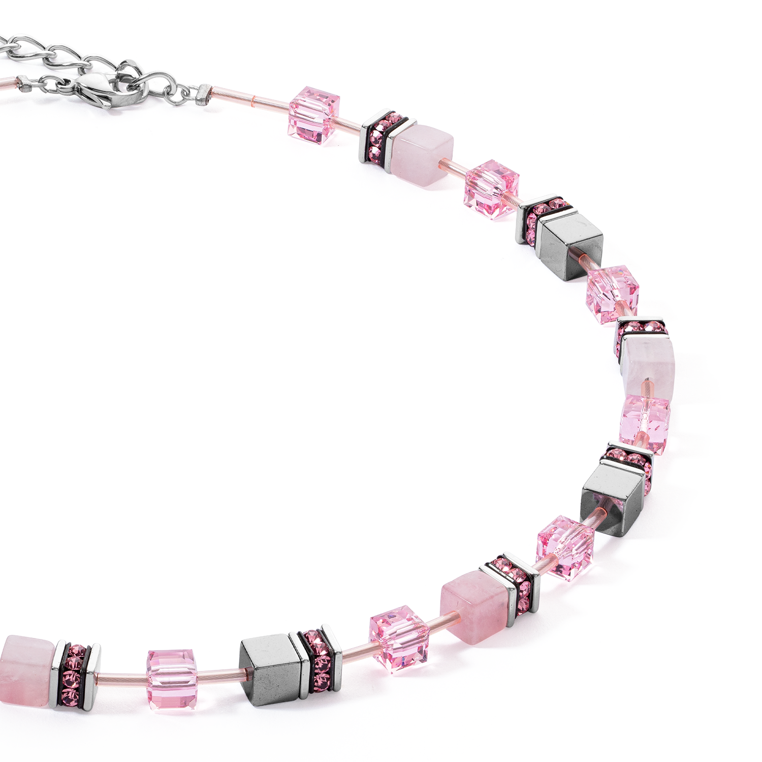 Collana GeoCUBE® Iconic Precious rosa