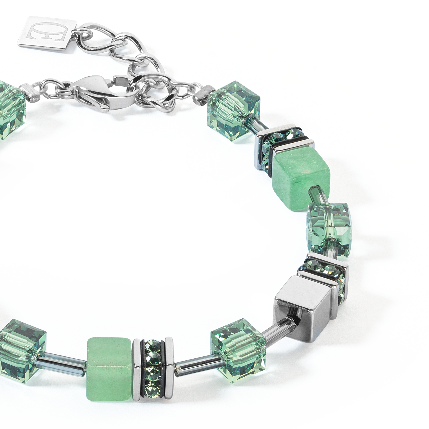 Bracciale GeoCUBE® Iconic Precious verde