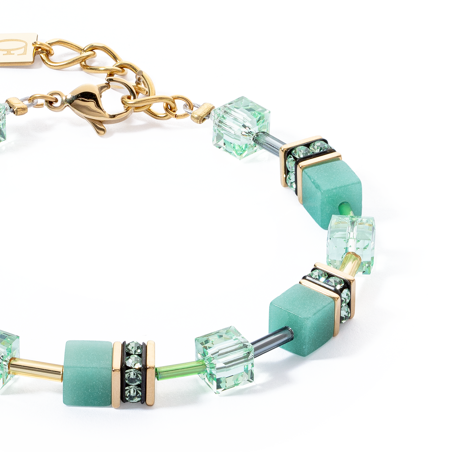 Bracciale GeoCUBE® Iconic Mono Oro verde