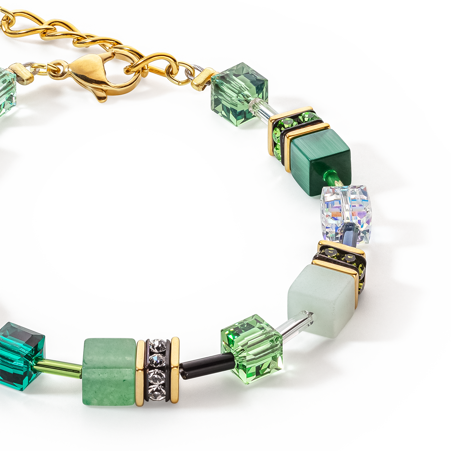 Bracciale GeoCUBE® Iconic Precious verde